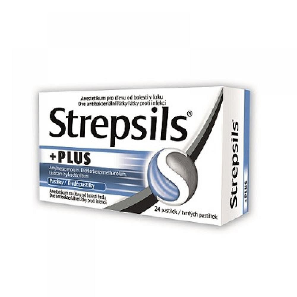 STREPSILS PLUS 24 Pastilky rozp. v ústech