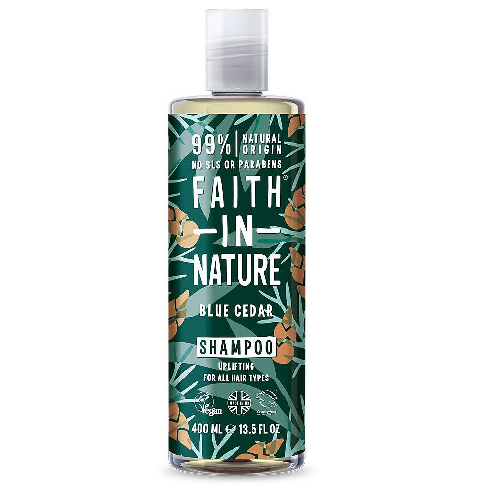 Faith in Nature Šampon Modrý cedr MAXI 400 ml