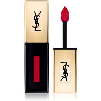 Yves Saint Laurent Vernis À Lèvres dlouhotrvající rtěnka a lesk na rty 2 v 1 odstín 09 Rouge Laque  6 ml