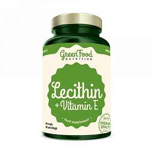 GreenFood Nutrition Lecithin + Vitamin E 90 kapslí