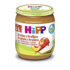 Hipp OVOCE BIO Broskev s hruškou 125 ml