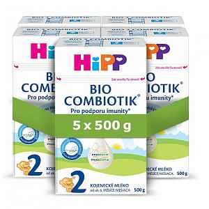 Hipp Mléko Hipp 2 Bio Combiotik 5x500g