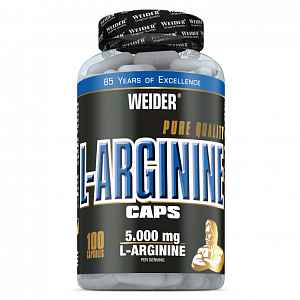 Weider, L-Arginine Caps, 100 kapslí