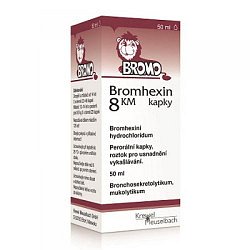 Bromhexin 8 KM kapky por.gtt.sol. 1 x 50 ml x 8mg/ml