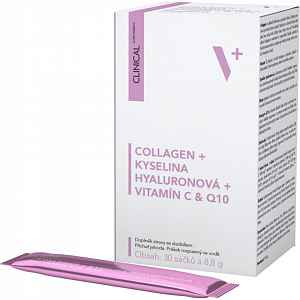 Clinical Collagen + kyselina hyaluronová + vitamín C & Q10 30x8.8g