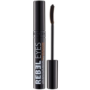 Gosh Rebel Eyes řasenka pro objem a oddělení řas odstín 001 Black 10 ml