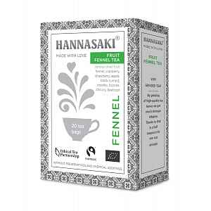 Hannasaki Fruit Fennel Tea BIO porcovaný čaj 20 sáčků