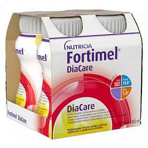 FORTIMEL DIACARE S PŘÍCHUTÍ VANILKOVOU POR SOL 4X200ML