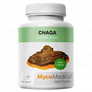 MYCOMEDICA Chaga 90 rostlinných vegan kapslí