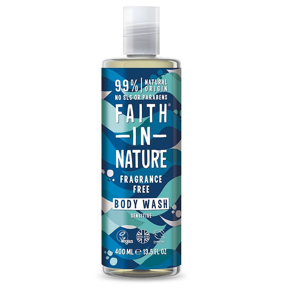 Faith in Nature Sprchový gel bez vůně hypoalergenní 400 ml