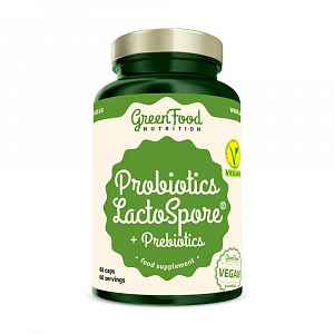 GreenFood Nutrition Probiotics LactoSpore + Prebiotics 60 kapslí