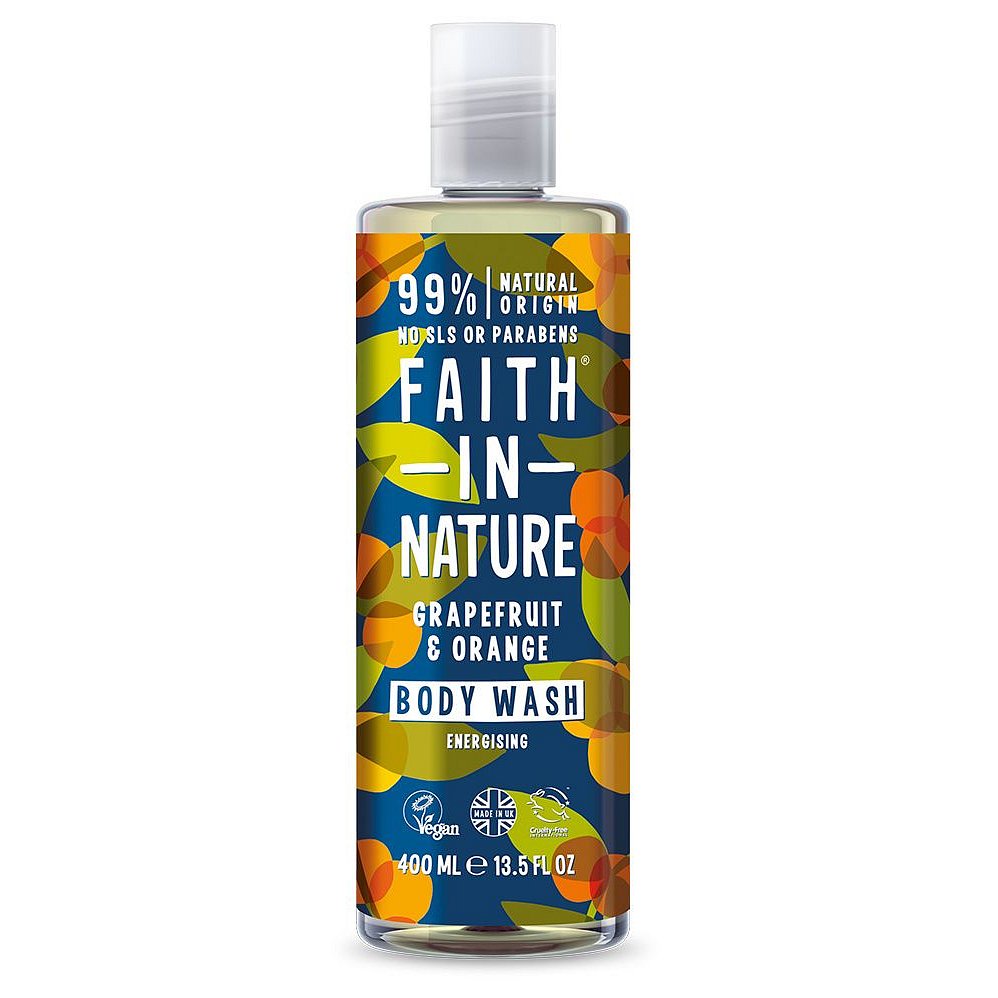 Faith in Nature Sprchový gel Grapefruit & pomeranč 400 ml