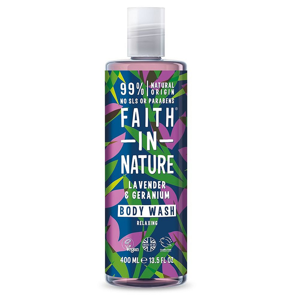 Faith in Nature Sprchový gel Levandule 400 ml