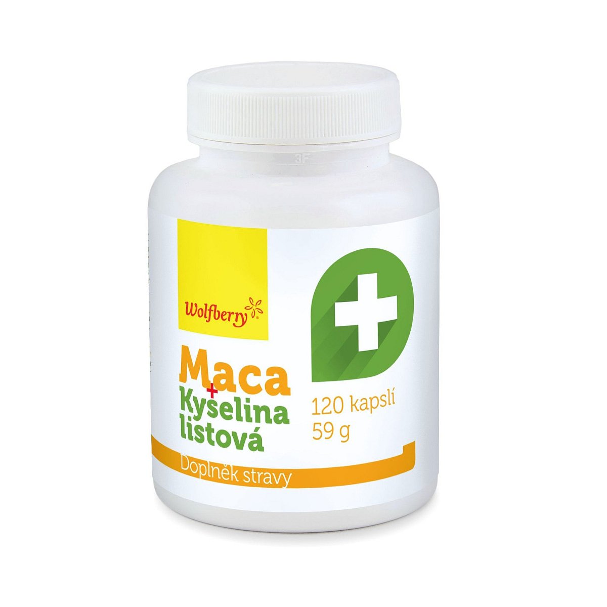 Wolfberry Maca extrakt + Kyselina listová 120 kapslí