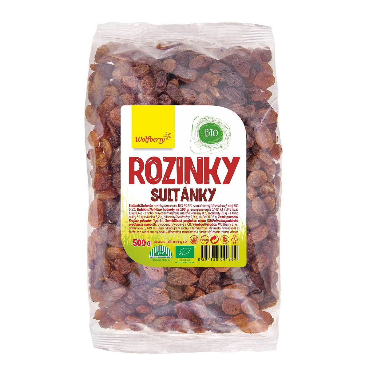 Wolfberry Rozinky BIO 500 g