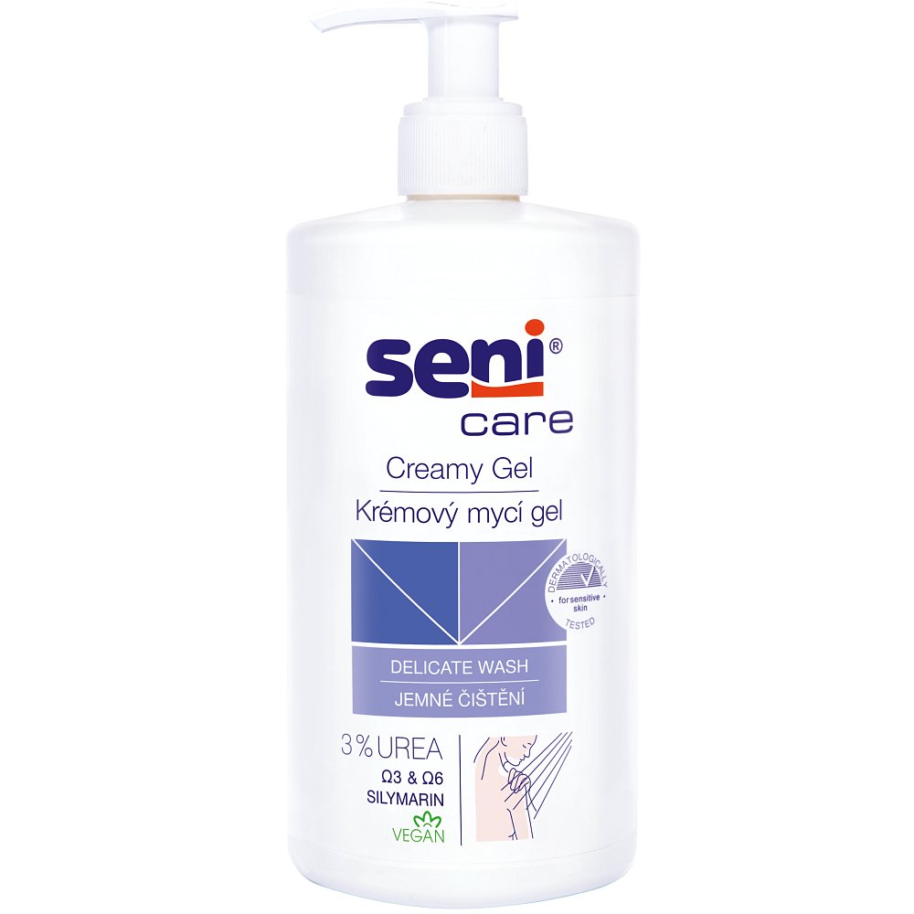 SENI Care Krémový mycí gel s 3% ureou 500 ml