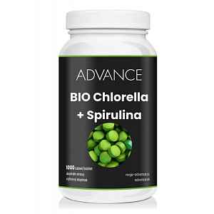 ADVANCE Chlorella + Spirulina BIO 1000 tablet